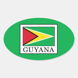 Adesivo Oval Guyana