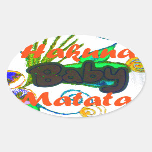 Adesivo Oval Hakuna Matata Baby.png