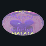 Adesivo Oval Hakuna Matata Felry Christmas Love Design.jpg<br><div class="desc">Hakuna Matata Feliz Design de Amor de Natal. Belo design de cor roxa com um coração azul maravilhoso e um brilho no fundo. Uma das mais recentes design Hakuna Matata nesta maravilhosa época de Natal e na maravilhosa estação maravilhosa. Compartilhe o amor do Natal com esta arte original Hakuna Matata...</div>