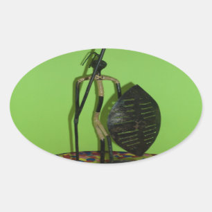 Adesivo Oval Hakuna Matata Kenya Maasai.JPG