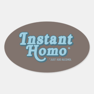 ADESIVO OVAL HOMO INSTANTE