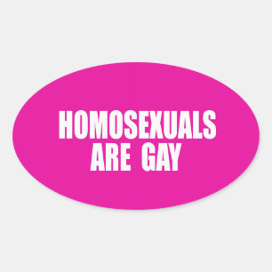 ADESIVO OVAL HOMOSSEXUAIS SÃO GAY