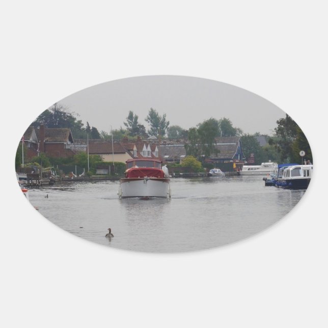 Adesivo Oval Horning no Rio Bure (Frente)