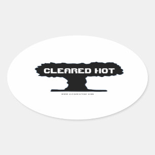 Adesivo Oval Hot Stickers