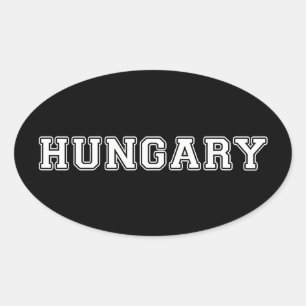 Adesivo Oval Hungria