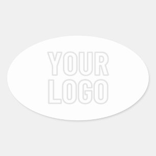 Adesivo Oval Iluminar Automaticamente O Logotipo Para Fundo