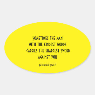 Adesivo Oval Impostor