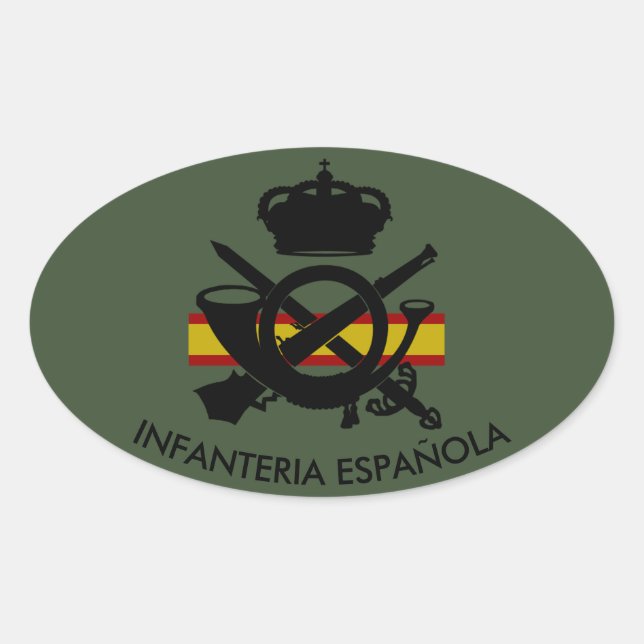 ADESIVO OVAL INFÂNCIA ESPANHOLA (Frente)