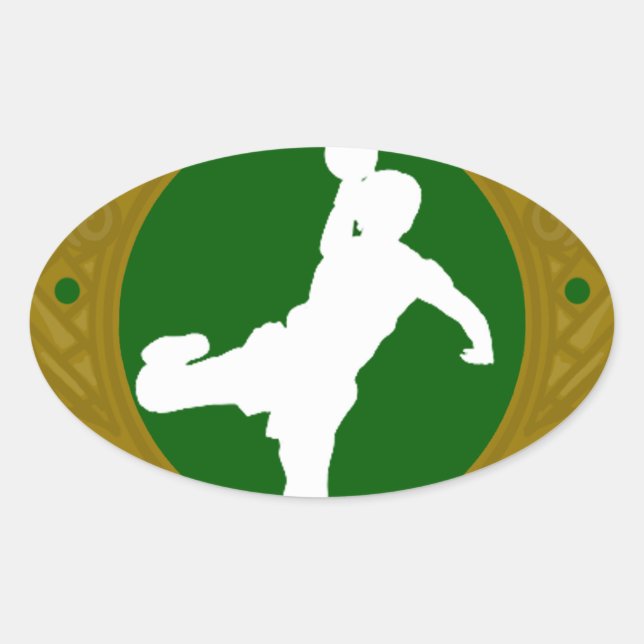 Adesivo Oval Irish Handball.png (Frente)
