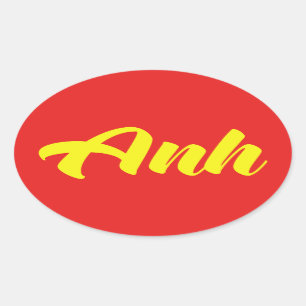 Adesivo Oval Irmão Vietnamita - Anh ~ Ting Vit Idioma