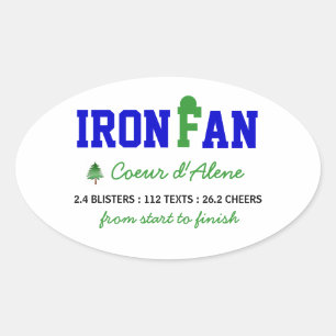 Adesivo Oval IronFan