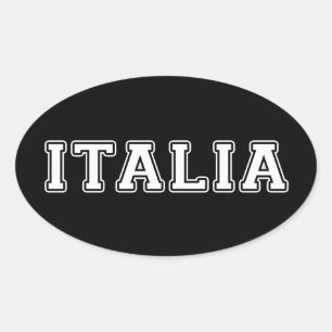 Adesivo Oval Italia