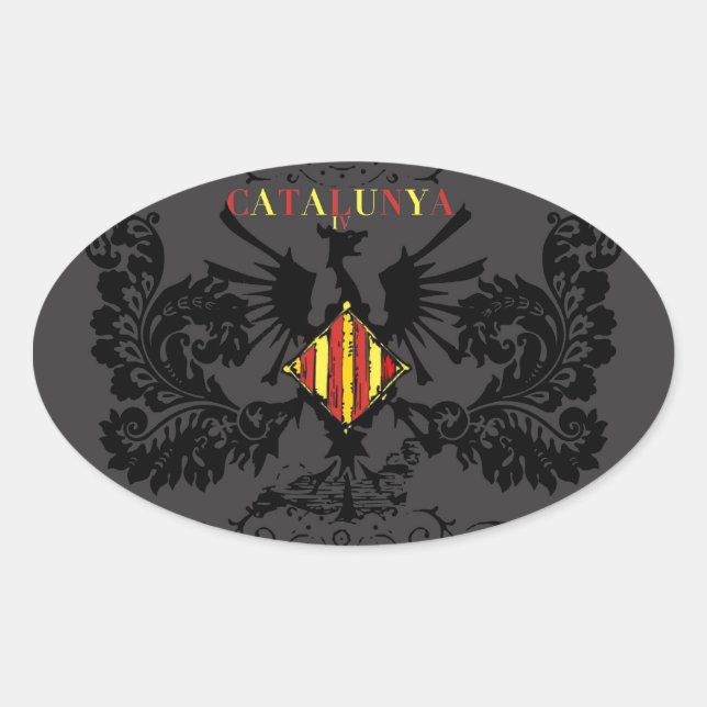 ADESIVO OVAL IV CATALUNYA (Frente)