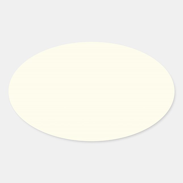 Adesivo Oval Ivory White (Frente)