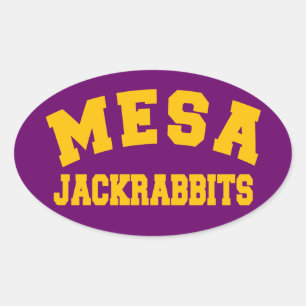 Adesivo Oval Jackrabbits do Mesa