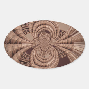 Adesivo Oval Jambo Hakuna Matata Quênia Giraffe Safari Woven