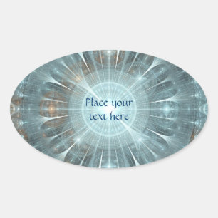 Adesivo Oval Janela espiritual