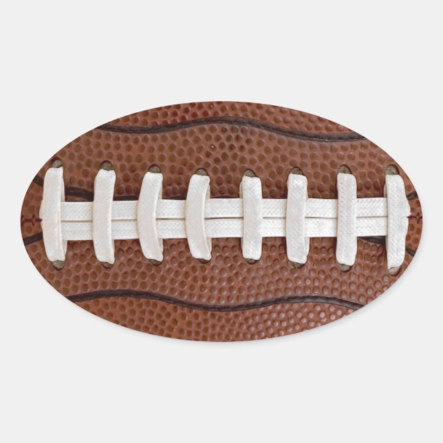 Adesivo Oval Jogador de futebol fã de futebol Gift Sticker (Frente)