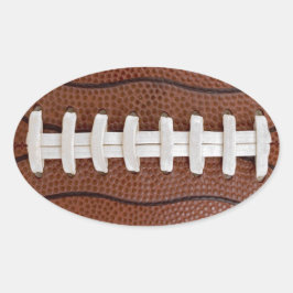 Adesivo Oval Jogador de futebol fã de futebol Gift Sticker