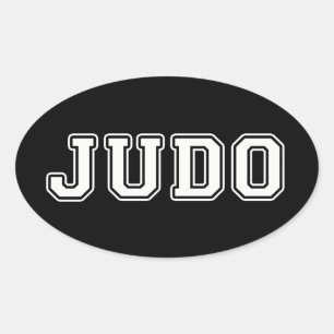 Adesivo Oval Judo