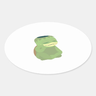 Adesivo Oval Kappa Cute