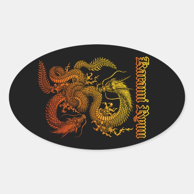 Adesivo Oval Karami Ryuu 1a (Frente)