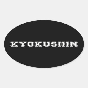 Adesivo Oval Karaté de Kyokushin