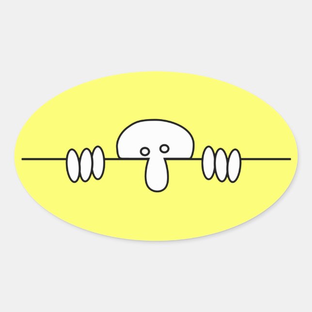 Adesivo Oval Kilroy Oval Sticker (Frente)