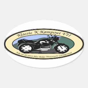 Adesivo Oval Klassic K Kampout VII