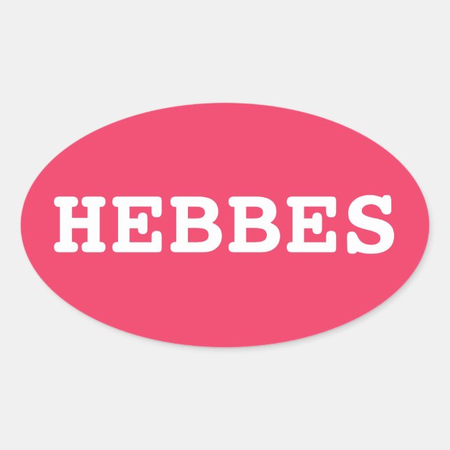 Adesivo Oval Koffer sticker ontwerpen | felle kleur | met tekst (Frente)