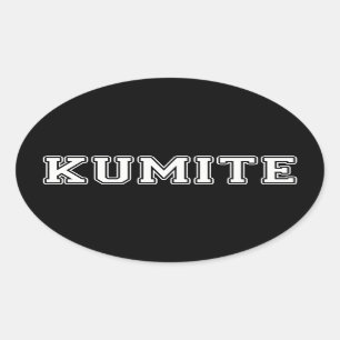 Adesivo Oval Kumite
