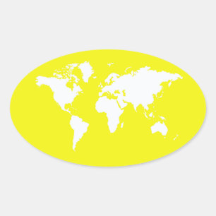 Adesivo Oval Lemon Elegant World