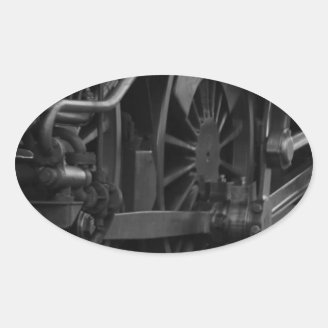 Adesivo Oval Locomotive Mechanical School (Frente)