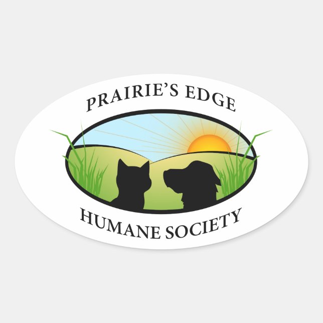 Adesivo Oval Logotipo (Frente)