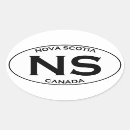 Adesivo Oval Logotipo Oval da Escotia NS Nova