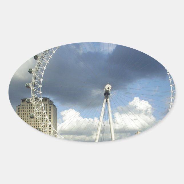 Adesivo Oval London Eye (Frente)