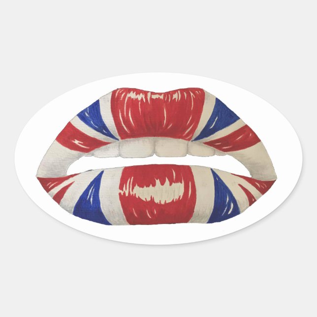 Adesivo Oval London Look - STICKER (Frente)