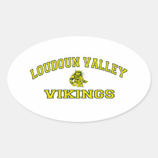 Adesivo Oval Loudoun Valley Vikings