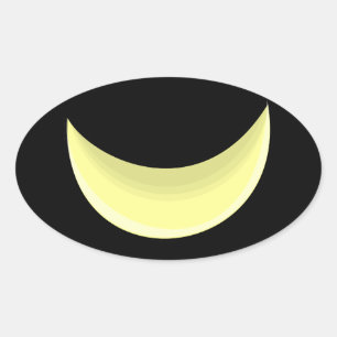 Adesivo Oval Lua crescente