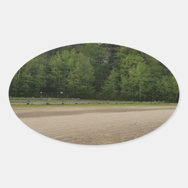 Adesivo Oval Lugares Simples (Frente)