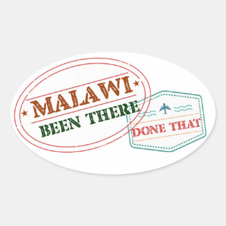 Adesivo Oval Malawi Fez Isso