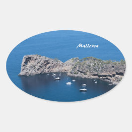 Adesivo Oval Mallorca Stickers
