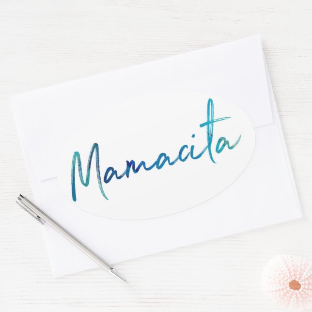 Adesivo Oval Mamacita Sticker (Envelope)