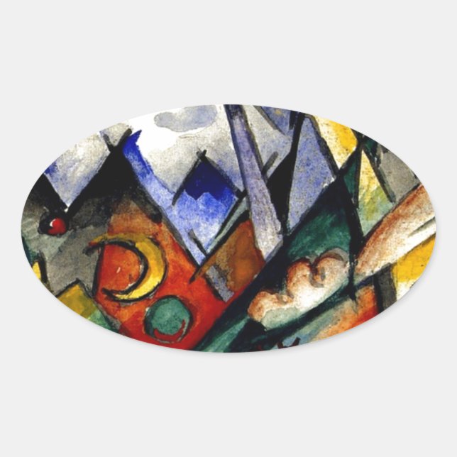 Adesivo Oval Marc - Sonatine para Violin e Piano (Frente)