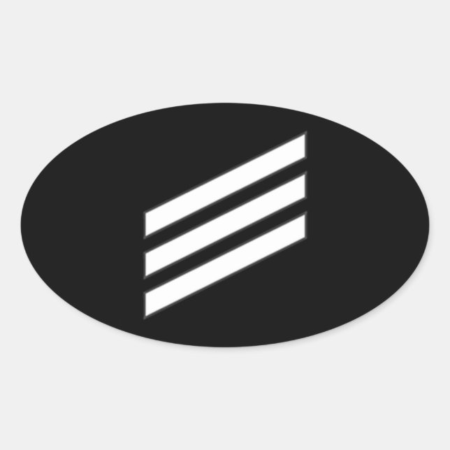 Adesivo Oval Marinho E-3 Seaman (Frente)