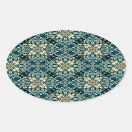 Adesivo Oval Marroquino inspirou design