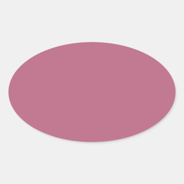 Adesivo Oval Mauve Oval Sticker (Frente)