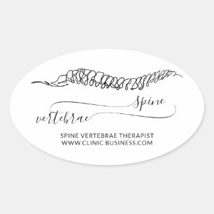 Adesivo Oval Médico ortopédico de massagem de roteiro moderno