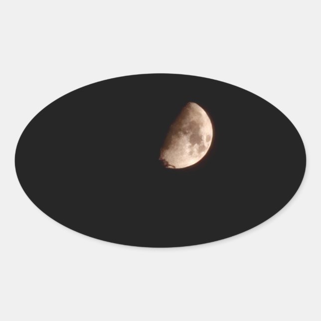 Adesivo Oval meia-lua (Frente)