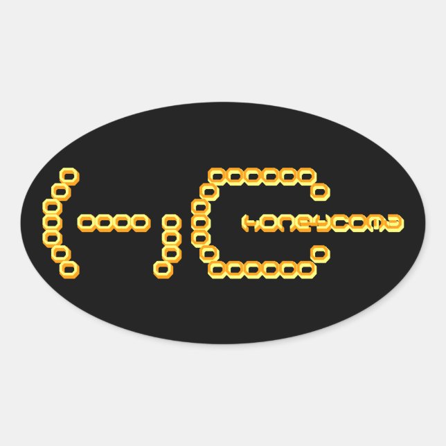 Adesivo Oval melada (Frente)